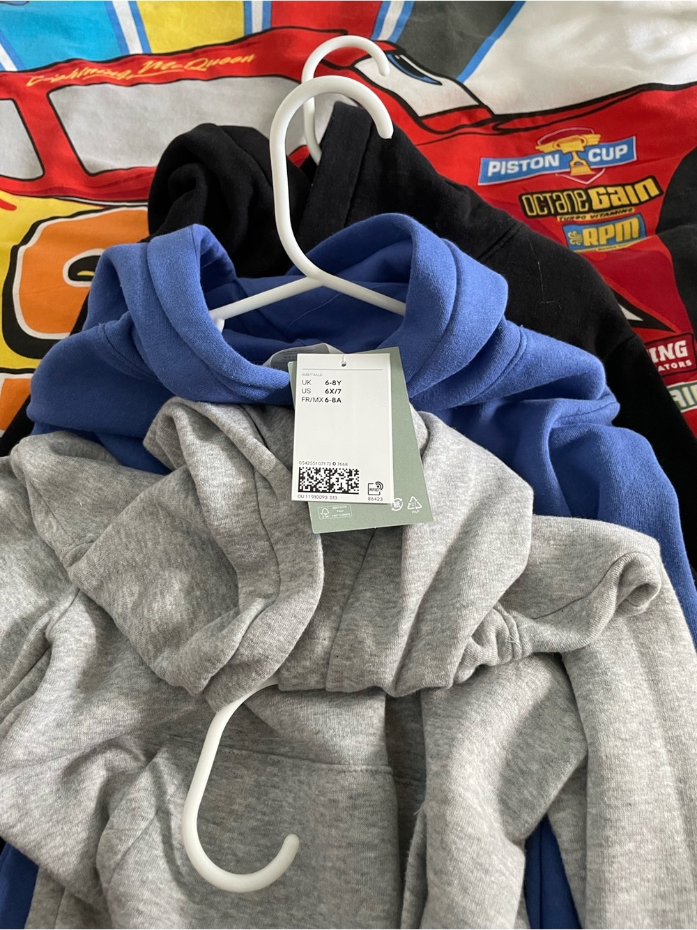 H&M Kids Hoodies in Blue, Gray, and Black